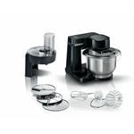 Кухонный комбайн 700 ватт (+овощерезка) черный - миниатюра 1