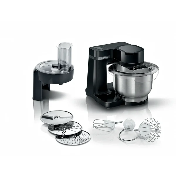 Кухонный комбайн 700 ватт (+овощерезка) черный