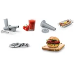 Мясорубка 1500 ватт (+соковыжималка для томатов, насадки для колбас) - миниатюра 7