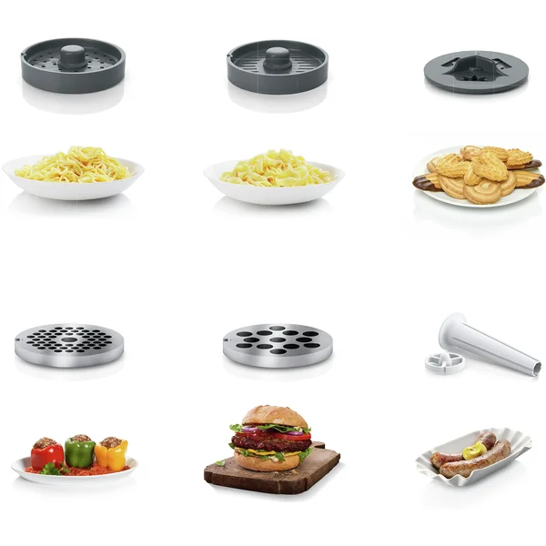 Мясорубка 1600 ватт (+насадки для теста, насадки для колбас) - изображение 10