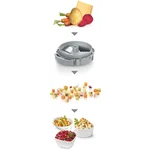 Мясорубка 2200 ватт (нарезка кубиками, овощерезка, насадки для колбас) - миниатюра 11