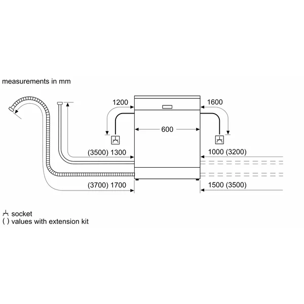 Serie|6 Отдельностоящая посудомоечная машина 60 см черное стекло - изображение 10