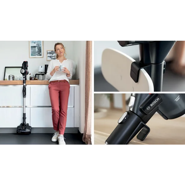 Unlimited 7 Аккумуляторный пылесос черный 3,0v с гнущейся ручкой с двумя аккумуляторами - изображение 8