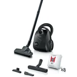 Serie|2 Пылесос с мешком компрессорный двигатель 600 ватт черный - миниатюра 1