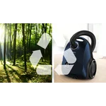 Serie|2 Пылесос с мешком компрессорный двигатель 850 ватт синий - миниатюра 4