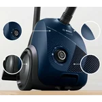 Serie|2 Пылесос с мешком компрессорный двигатель 850 ватт синий - миниатюра 10