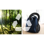 Serie|2 Пылесос с мешком компрессорный двигатель 600 ватт синий - миниатюра 15