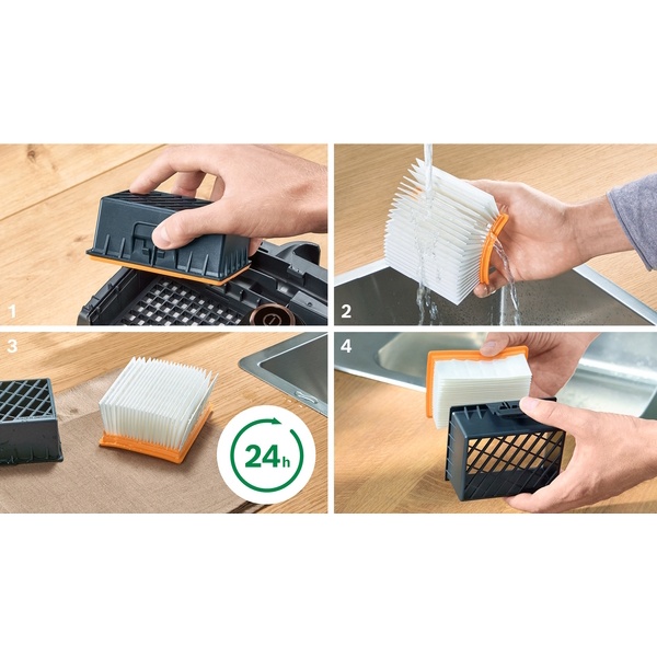 Serie|2 Пылесос с мешком компрессорный двигатель 600 ватт синий - изображение 13