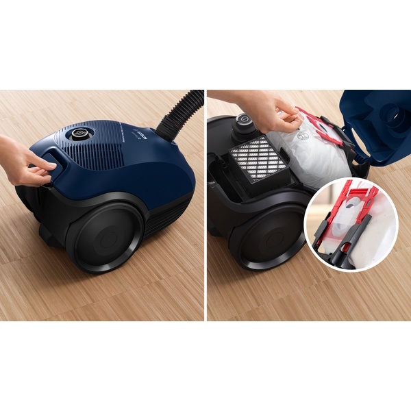 Serie|2 Пылесос с мешком компрессорный двигатель 600 ватт синий - изображение 17