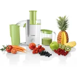 Соковыжималка центробежная 700 ватт белая/зеленая - миниатюра 4
