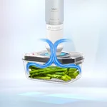 Погружной блендер 1000 ватт с вакууматором черный - миниатюра 5