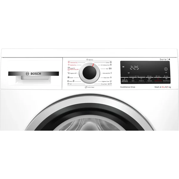 Serie|4 Стирально-сушильная машина узкая 45 см 8/5 кг