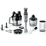 Погружной блендер 1000 ватт (+кубикорезка, насадки для шинковки овощей, измельчитель 0,5л, измельчитель 1,25л, тестомес, венчик, стакан) - миниатюра 1