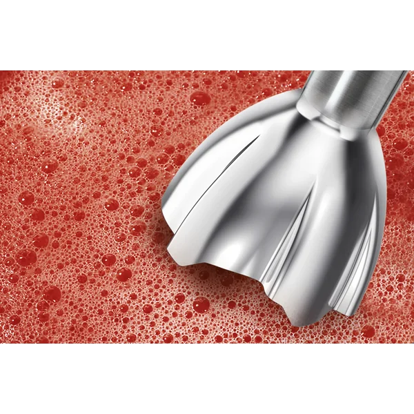 Погружной блендер 1000 ватт (+кубикорезка, насадки для шинковки овощей, измельчитель 0,5л, измельчитель 1,25л, тестомес, венчик, стакан) - изображение 5