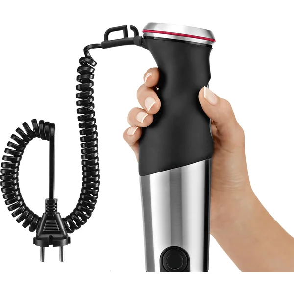 Погружной блендер 1000 ватт (+кубикорезка, насадки для шинковки овощей, измельчитель 0,5л, измельчитель 1,25л, тестомес, венчик, стакан) - изображение 9