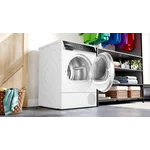 Serie|8 Сушильный барабан с тепловым насосом 9 кг белый - миниатюра 4