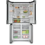 Serie|4 Отдельностоящий холодильник с нижними морозильными камерами 4-дверный 183*90,5*73 см нерж сталь - миниатюра 2