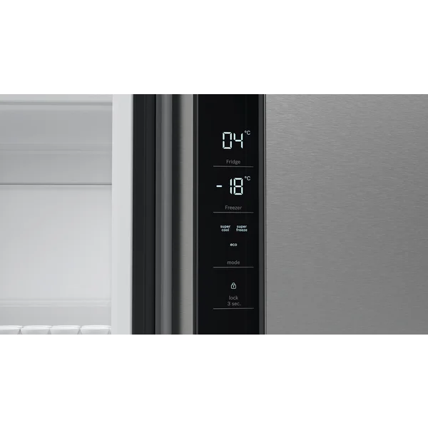 Serie|4 Отдельностоящий холодильник с нижними морозильными камерами 4-дверный 183*90,5*73 см нерж сталь - изображение 3