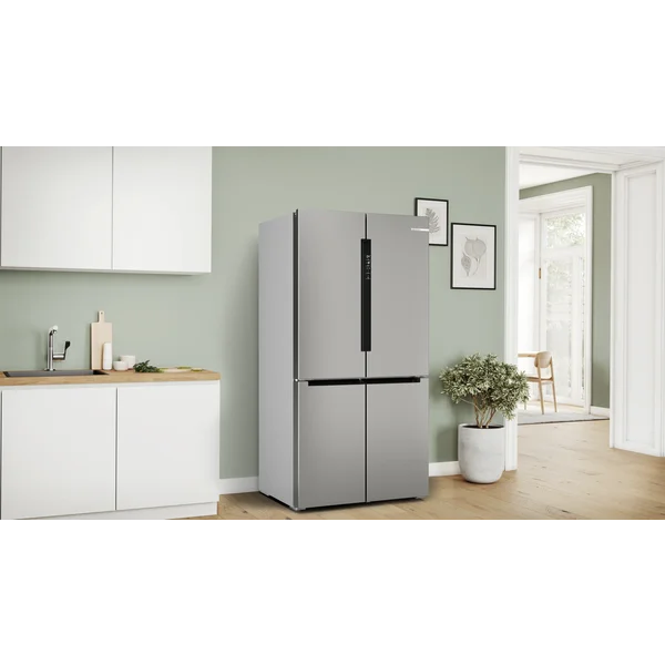 Serie|4 Отдельностоящий холодильник с нижними морозильными камерами 4-дверный 183*90,5*73 см нерж сталь - изображение 8