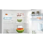 Serie|6 Отдельностоящий холодильник с нижней морозильной камерой с диспенсером для воды 186*86*80 см нерж сталь - миниатюра 3