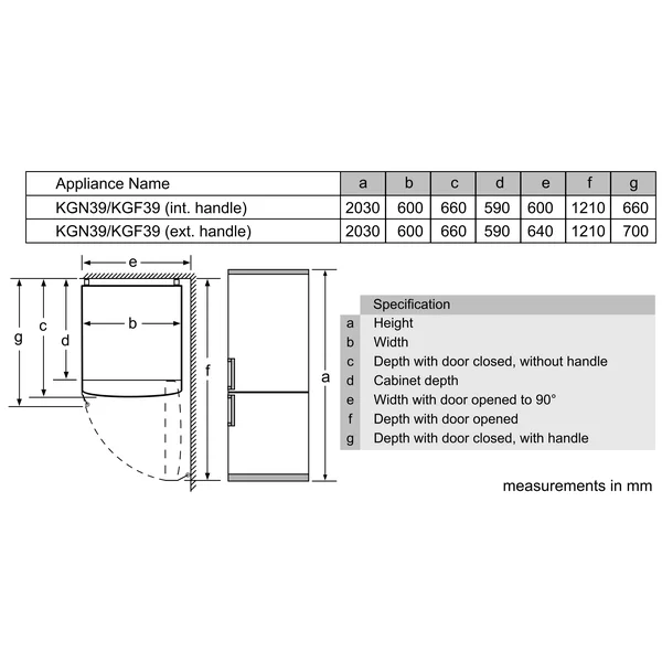 Serie|6 Отдельностоящий холодильник с нижней морозильной камерой 203*60*66 см черное стекло - изображение 7
