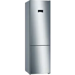 Serie|4 Отдельностоящий холодильник с морозильной камерой 203*60*66 см нерж сталь - миниатюра 1