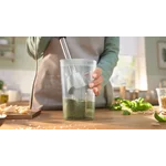 Погружной блендер 800 ватт (+измельчитель, венчик, стакан) белый - миниатюра 11