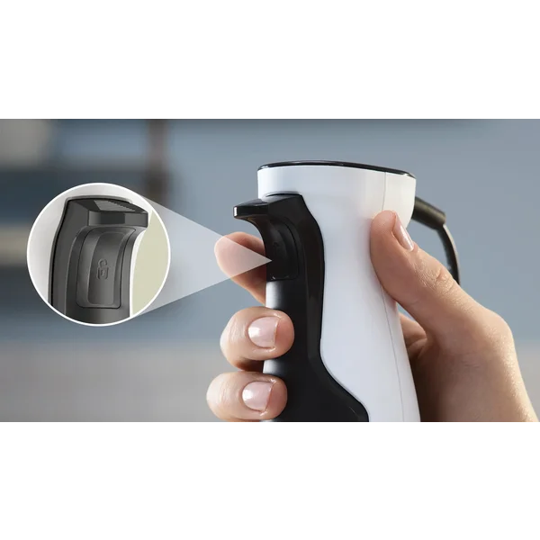 Погружной блендер 800 ватт (+измельчитель, венчик, стакан) белый - изображение 5