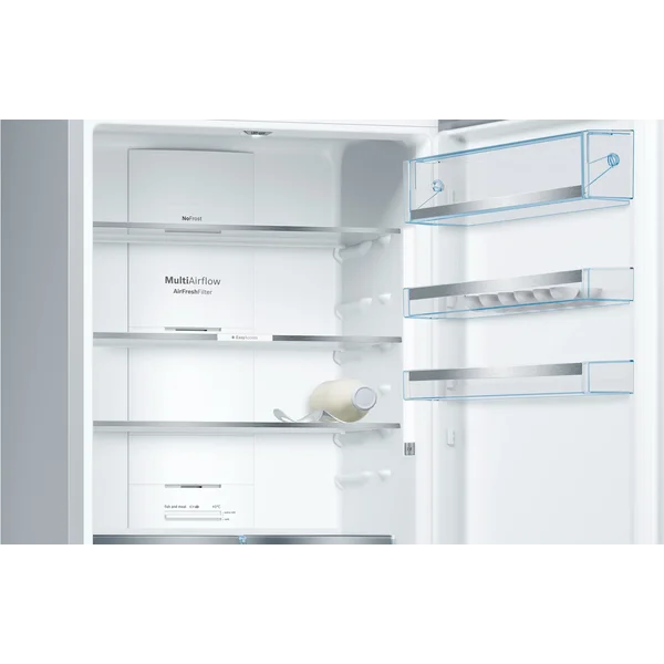 Serie|6 Отдельностоящий холодильник с морозильной камерой 203*70*67 см черное стекло - изображение 4