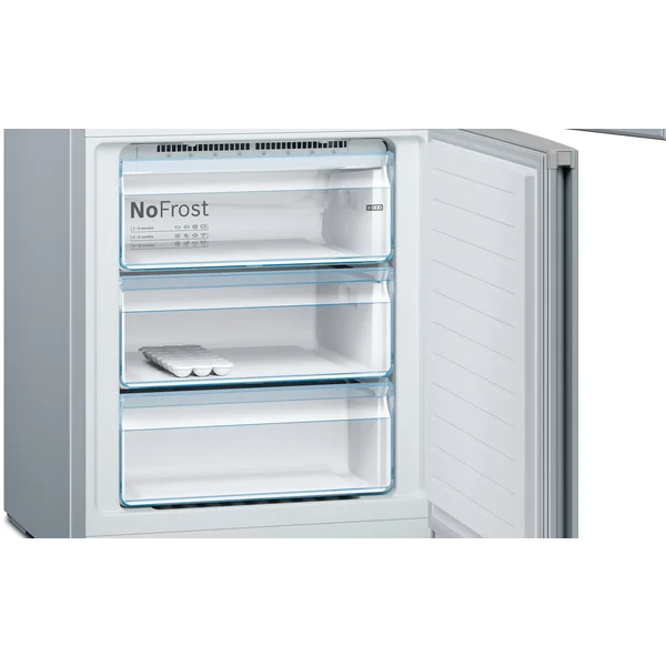 Serie|4 Отдельностоящий холодильник с морозильной камерой 203*70*67 см нерж сталь - изображение 5