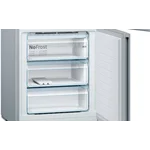 Serie|4 Отдельностоящий холодильник с морозильной камерой 203*70*67 см серебристый - миниатюра 5