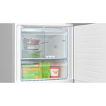 Serie|4 Отдельностоящий холодильник с морозильной камерой 186*70*80 см серебристый  - миниатюра 5