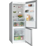 Serie|4 Отдельностоящий холодильник с морозильной камерой 186*70*80 см серебристый  - миниатюра 2