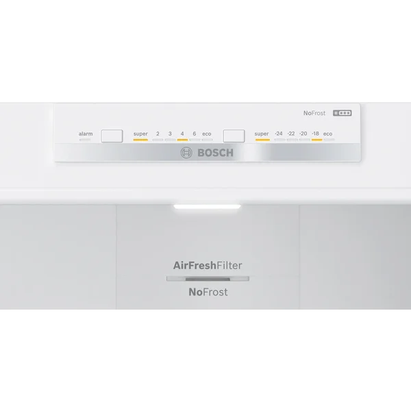 Serie|4 Отдельностоящий холодильник с морозильной камерой 186*70*80 см серебристый  - изображение 6