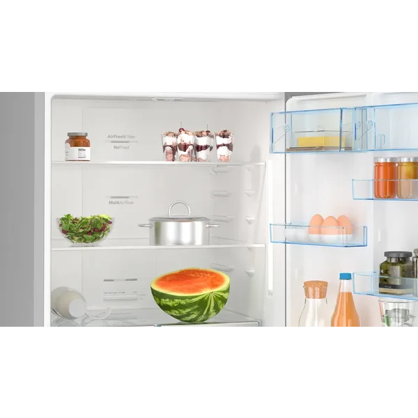 Serie|6 Отдельностоящий холодильник с морозильной камерой 186*76*80 см нерж сталь - изображение 4