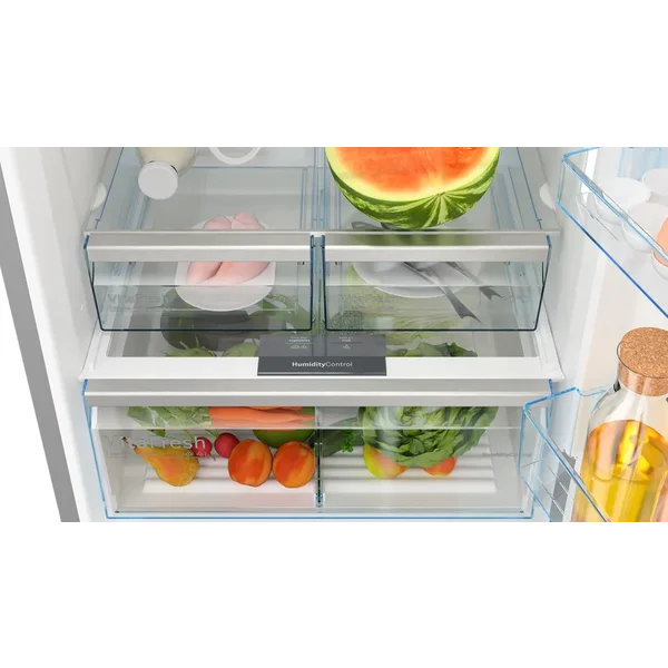 Serie|6 Отдельностоящий холодильник с морозильной камерой 186*76*80 см нерж сталь - изображение 5