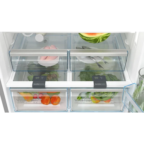 Serie|6 Отдельностоящий холодильник с морозильной камерой 186*86*80 см нерж сталь - изображение 5