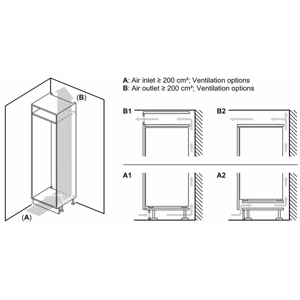 Serie|6 Встраиваемый холодильник с морозильной камерой 177.2*55.8*54.5 см - изображение 11