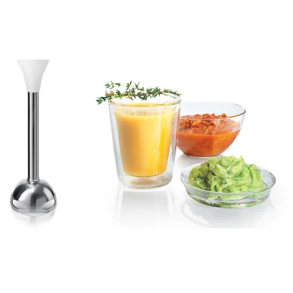 Погружной блендер 600 ватт (+насадка для пюре, измельчитель, венчик, стакан) - изображение 3