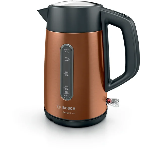 Чайник электрический медного цвета