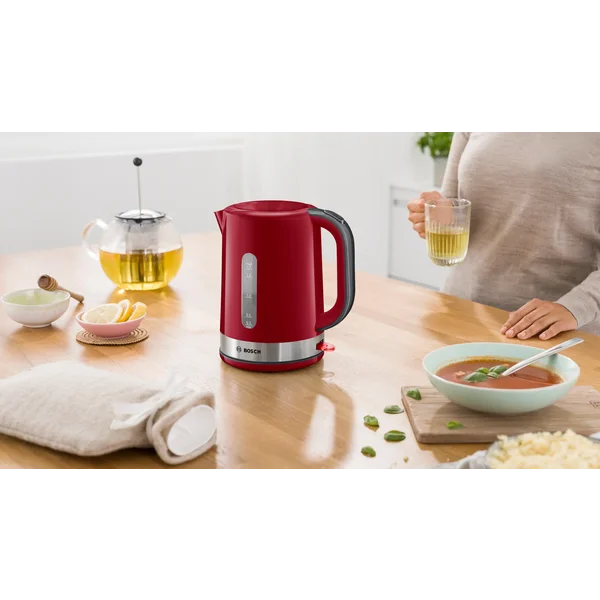 Чайник электрический красный пластик - изображение 6