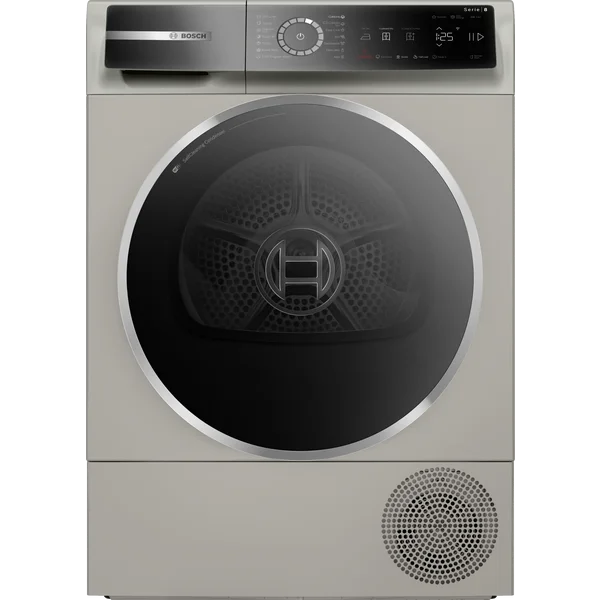 Serie|8 Сушильный барабан с тепловым насосом серебристый 9 кг