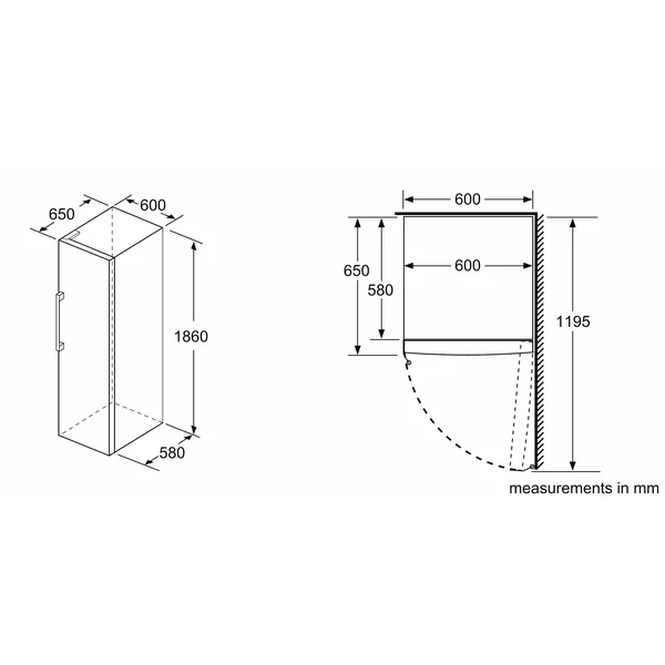 Serie|4 Отдельностоящий морозильник 186*60 см - изображение 5