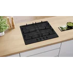 Serie|2 Газовая варочная панель 60 см черная эмаль c чугунными решетками - миниатюра 3