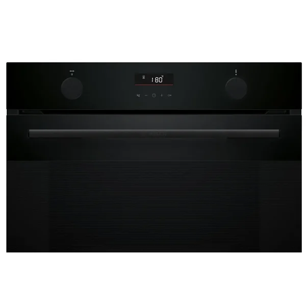 Serie|4 Духовой шкаф с функцией добавленного пара черный - изображение 3