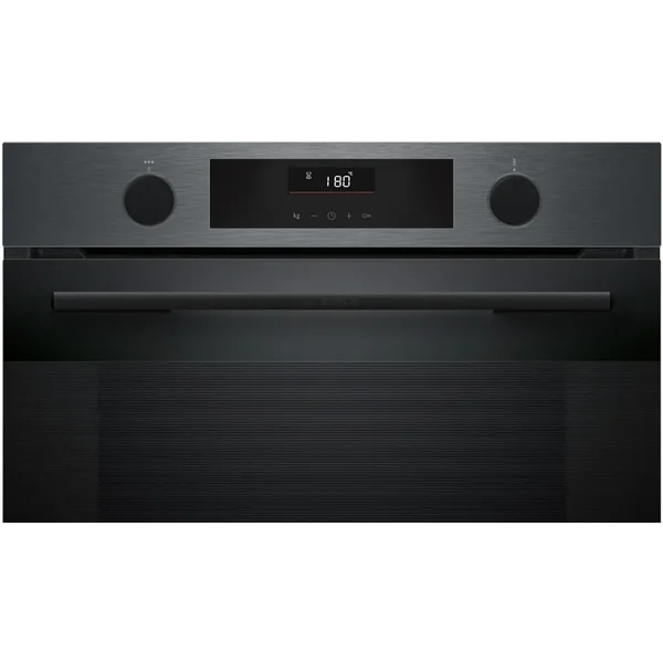 Serie|4 Духовой шкаф с функцией добавленного пара вороненая сталь - изображение 4