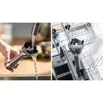 Погружной блендер 1000 ватт (+измельчитель 0,5л, измельчитель 1,25л, насадки для шинковки, тестомес, венчик, стакан) - миниатюра 9