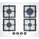 Serie|6 Газовая варочная панель 60 см каленое стекло белое - миниатюра 9