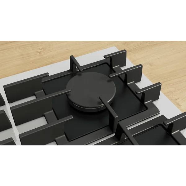 Serie|6 Газовая варочная панель 60 см каленое стекло белое - изображение 3