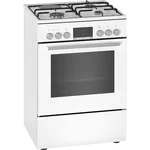 Serie|6 Плита комбинированная белая 3 газ/1 электроконфорка - миниатюра 1